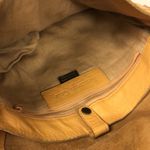 Kenneth Cole Kenneth‎ Cole mustard pebbled Leather Handbag Satchel crossbody Bag 11” x 12” Photo 6