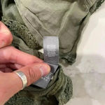 Aerie  Sleeveless Green Tiered Gauze Lace Trim Boho Romper w/Pockets Women’s XS Photo 5