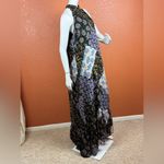 Maeve  Anthropologie Maxi Dress Halter Paisley Patchwork Katrina S Large. E8 Photo 9