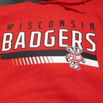 Wisconsin Badgers Hoodie Sweatshirt Red Size M Photo 4