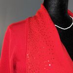 DKNY Size XS/S Red Open Front Cardigan Photo 8