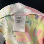 Milly  Nalia Tie Top white multi color floral girly size medium Photo 5