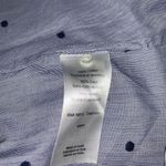 A pea in the pod  Maternity Shirt Dress Womens M Blue Cold Shoulder Polka Dot Photo 3