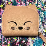 NWOT Cat Card Holder Pink Photo 0