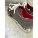 Pas De Rouge Women's Gray Leather Perforated Lace Up Oxford Shoes Size 40 Photo 5