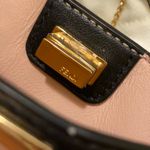 Fendi Nano Peekaboo Nappa Sigma Lamb leather Shoulder Bag/Charm Bag Photo 2