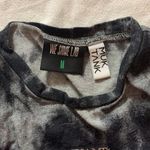 We Same Lab x Muk tank womens medium long sleeve cut out shirt tye dye grunge Black Photo 4