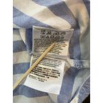 Old Navy  Top Womens Medium Blue Striped Oxford Popover Tunic Coastal Preppy Photo 6