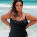 Relleciga Women's Strapless One Piece Swimsuit Photo 1