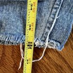 RE/DONE  Jeans 90s High Rise Ankle Crop Destroy Skinny Raw Hem Size 28 Light Wash Photo 11