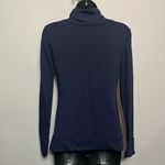 Lilly Pulitzer Hillary Pullover Cowl Neck Navy Blue XS Photo 2