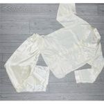 Victoria's Secret Nwt vintage Victoria secret silky sheer long sleeve shirt pajama set gold label Photo 1