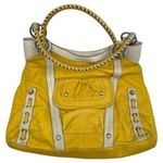 B Makowsky B. makowsky Yellow Leather Shoulder/ Handbag Photo 0