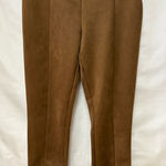 Loft  Faux‎ Suede Side Zip Leggings Size 8 Photo 0
