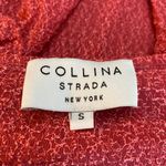 Collina Strada Ruffled Bodysuit with Side Cutouts Hot Pink NWOT womens S Photo 5