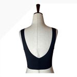 SKIMS Bra Women Small Black Naked Plunge Longline Bralette Padded Stretch Comfy Photo 4