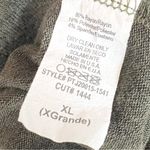 ee:some Dark Green Long Sleeve Scoop Neck Tie Front Sweater Top Size XL Photo 6