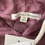 Threads 4 Thought Threads for thought cropped hoodie tie dye in muave size XS Photo 3
