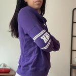 Victoria's Secret PINK Washington Purple Cowl Neck Long Sleeve Sweatshirt XS Photo 1