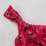 Faithfull the Brand Andez Bikini Bottoms Size Small El Limon Pink Floral Cheeky Photo 10