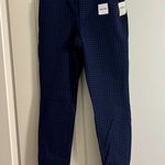 Old Navy High-Waisted Pixie Skinny Pants. Blue herringbone print. . Size 2. NWT Photo 0