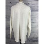 Carolyn Taylor  Pointelle Knit Sweater Womens L White Boat Neck Long Sleeve Photo 3