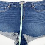 Torrid  High Rise A-line Shortie Short Vintage Stretch Dark Wash Denim Size 18 Photo 8