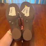 Brioso‎ NEW Verandah Leather Block Heel Sandals Brown Size 8 Photo 8