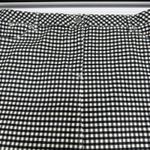 Talbots Woman's Skirt Sz 16W Black White Check Denim Pencil Mini NEW Jean Photo 5