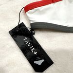 NWT Tavik Jayden Full Swim Bikini Bottom Color Blocked White/Hibiscus Photo 3