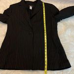 Jones New York Wool Blend Pinstripe Blazer Jacket & Pants Brown Size 12 READ Photo 4