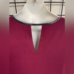ECI  New York hi quality Burgundy dress Size XL Photo 4