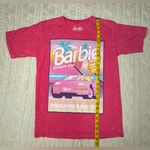 Hot Pink Acid Wash Barbie Dream Car Graphic Tee Photo 8