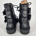 Jessica Simpson  Kerina Black Fashion Combat Boots Size 7M Photo 4