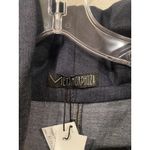 Metamorphoza Dress Womens Medium US6 Dark Indigo Denim Cocoon Short Sleeve Blue Photo 1