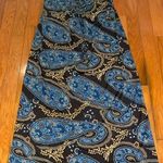 NWT Allen B by Allen Schwartz Womens Brown Blue Dress size Large Strapless‎ Photo 0