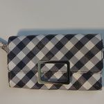 Talbots  Black /White Wristlet Zip Closure Mimimalist Classic Preppy Prints Retro Photo 1