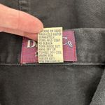 Vintage 90s Denim & Co Denim Vest Womens Large Black Belted Button Up Pockets L Photo 10