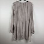 Baci Tunic Top Women Medium Multi Silk Draped Blouse Artsy Casual Flowy Ruffle‎ Photo 5
