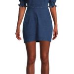 Betsey Johnson Betsy Johnson denim dress Puff sleeve with back zipper closure S Photo 0