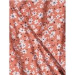 Time And Tru  Women’s Woven Wrap Dress, Orange Saffron Floral, XXL (20) Photo 3