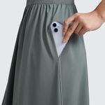 CRZ Yoga  Square Neck Maxi Dress for Women - Flowy Sleeveless Padded Travel Casual Outfits with Side Pockets Photo 5