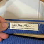 We The Free  Hacci Blue Main Squeeze Ribbed Slouchy Long Sleeve Top Photo 6