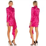 Ronny Kobo Ria Floral Jacquard Mini Dress Pink Photo 2