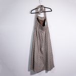 NEW Hill House Home The Fleur Midi Dress Circular Lattice Chocolate Brown Large Photo 3