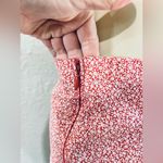 Abercrombie & Fitch  High-Slit Midi Skirt - Red Floral Pattern - Size XS Photo 13