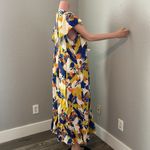 Anthropologie  Cassandra maxi Maeve DressYellow Blue Birds Short Sleeves X-Large Photo 7