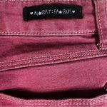 Almost Famous Mid Rise Burgundy Skinny Jeans Size 5 Junior Photo 13