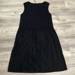 For Cynthia NWT Black Linen Blend Sleeveless Knee Length Dress Size Large Photo 5