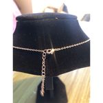 White House | Black Market  EUC Silver Tone Necklace with Gray Stones Photo 2